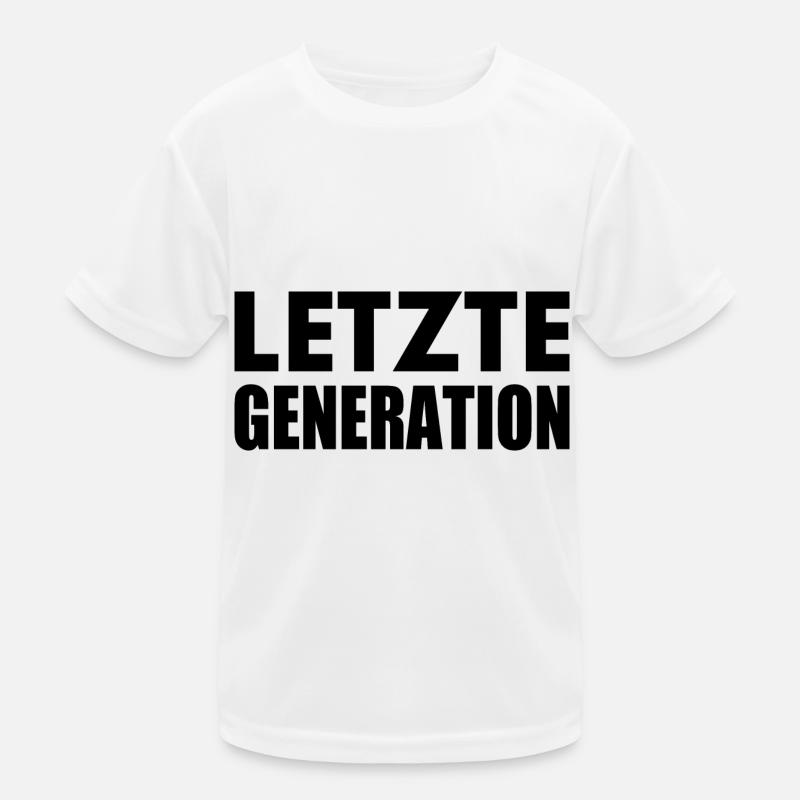 Letzte generation Kinder Funktions-T-Shirt