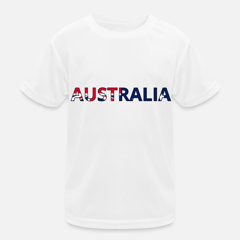 Australia Flag Kids Functional T-Shirt