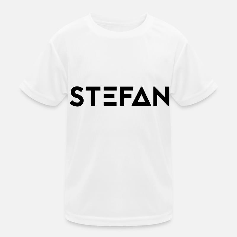 First name Stefan Kids Functional T-Shirt