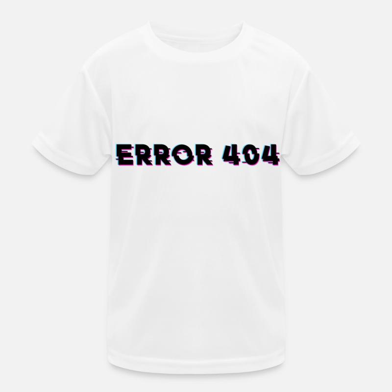 internet error 404 - Internet Erreur 404 T-shirt sport Enfant
