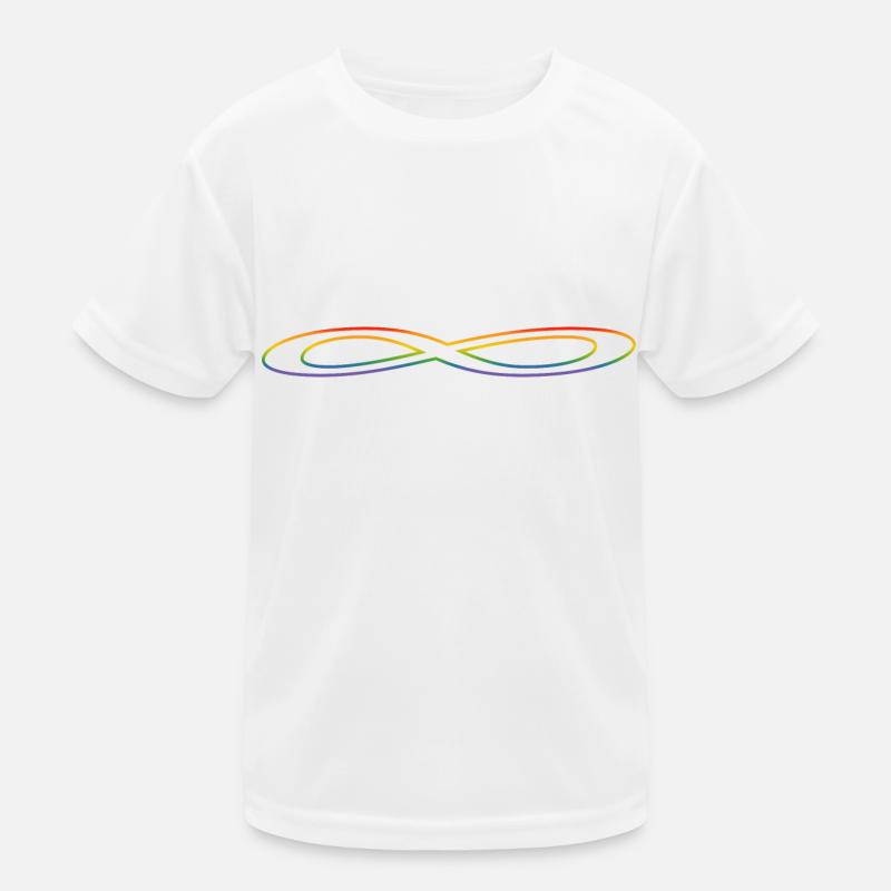 Regenbogen Unendlichkeit Kinder Funktions-T-Shirt