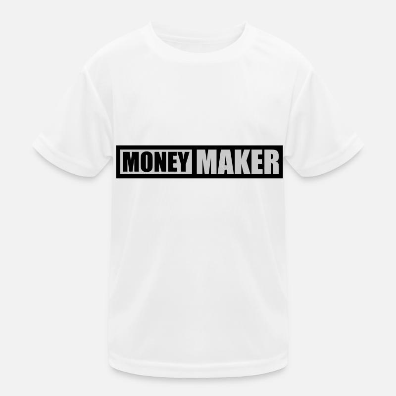 Texte Logo Money Maker T-shirt sport Enfant