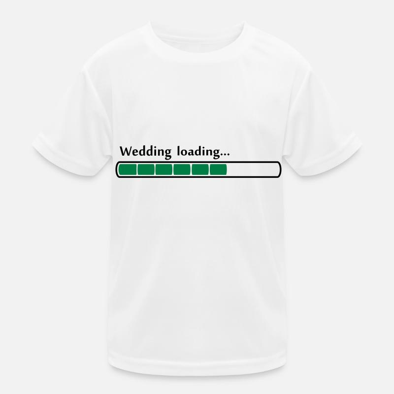 wedding loading 80% Kinder Funktions-T-Shirt