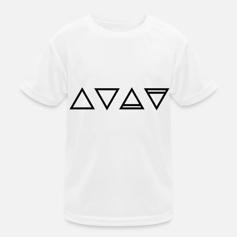 Elements, symbols, triangle, magic, occult Kids Functional T-Shirt