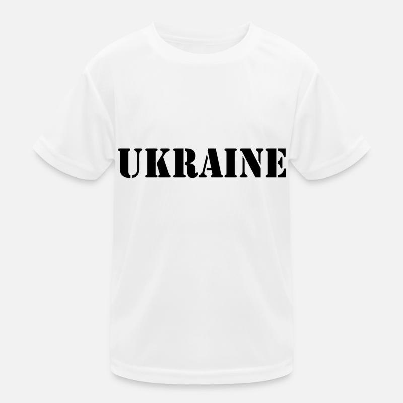 Ukraine Kinder Funktions-T-Shirt