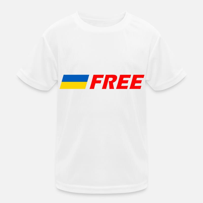 Ukraine Kinder Funktions-T-Shirt