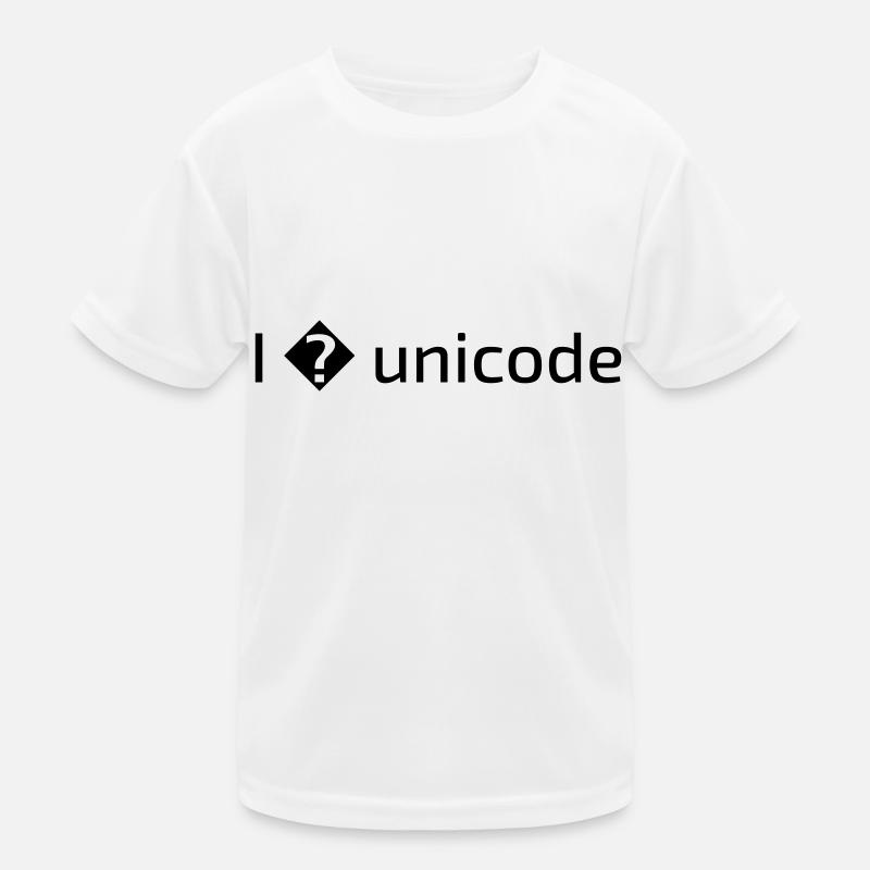 I love unicode Kids Functional T-Shirt