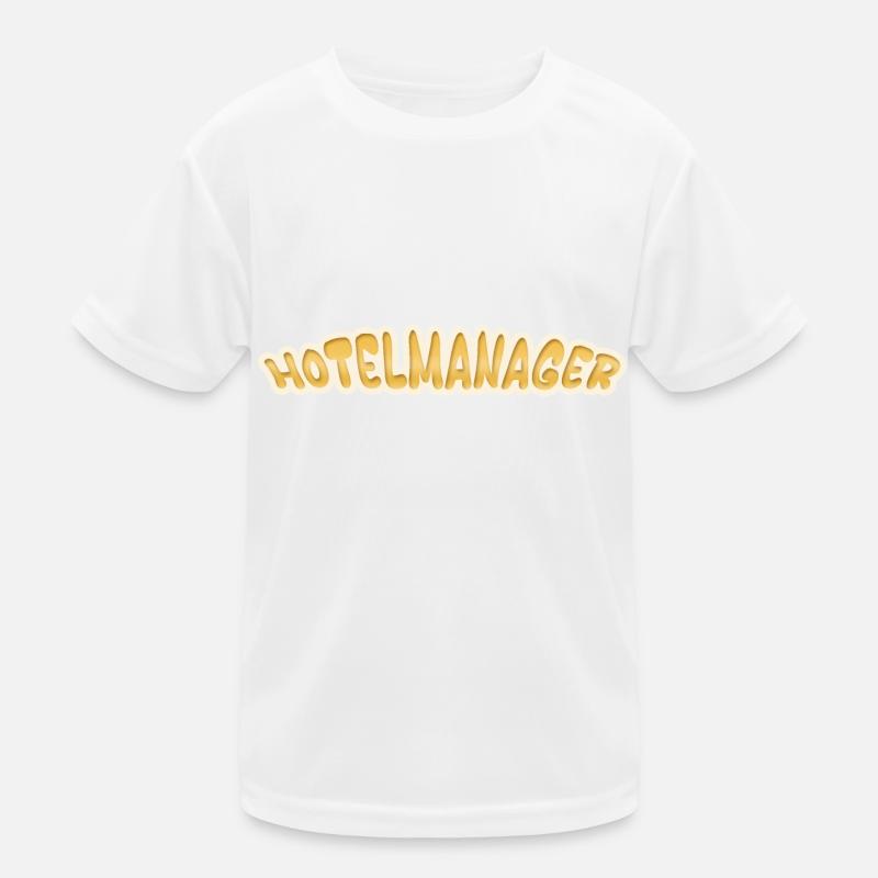 Job Hotel Manager Kids Functional T-Shirt