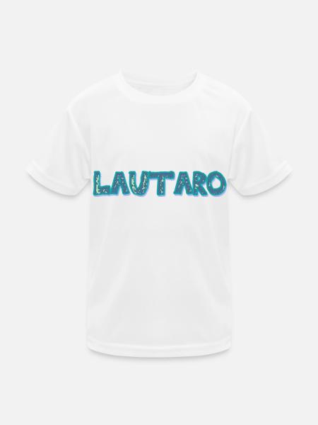 Gift for Lautaro - Kids Functional T-Shirt - white - Front