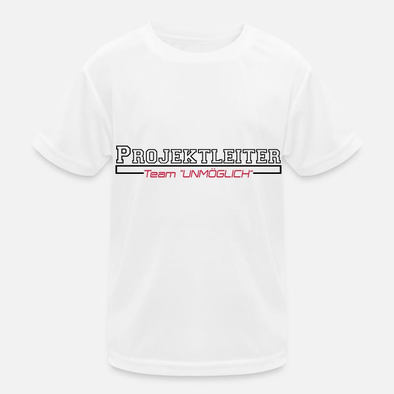 projektleiter - T-shirt sport Enfant - blanc