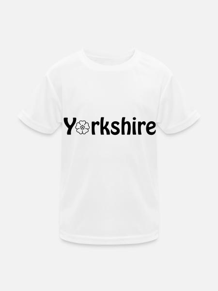 yorkshire - Kids Functional T-Shirt - white