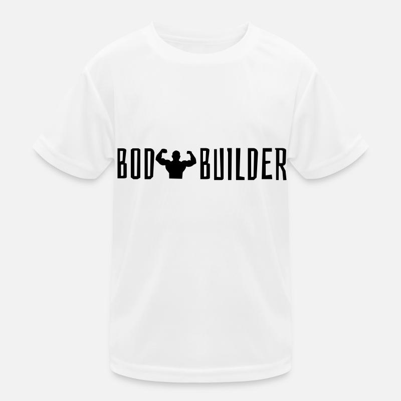 Bodybuilder Kinder Funktions-T-Shirt