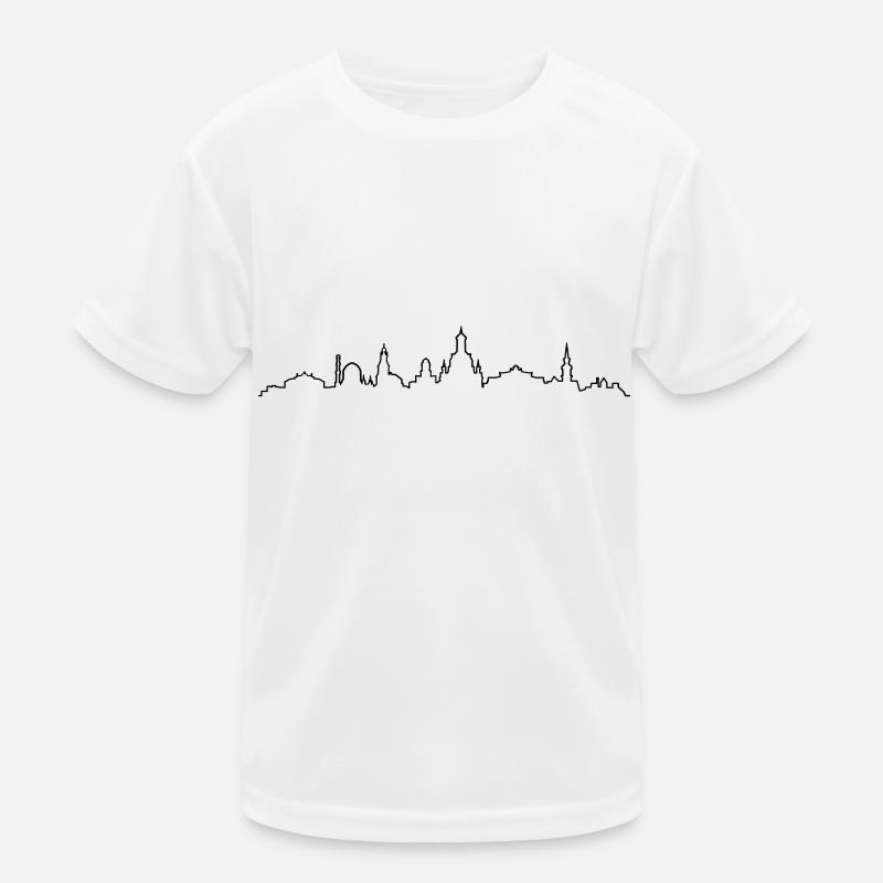 Skyline Dresden Kinder Funktions-T-Shirt
