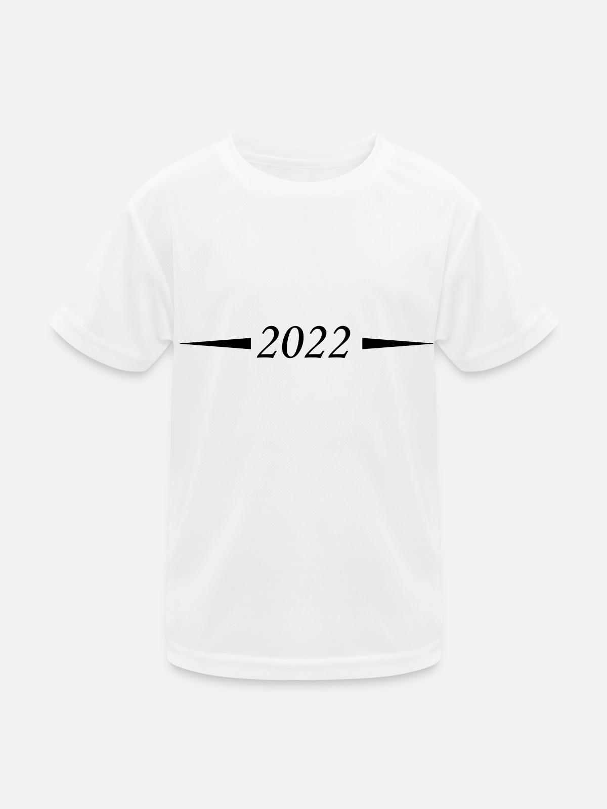 2022 - Kids Functional T-Shirt - white - Front