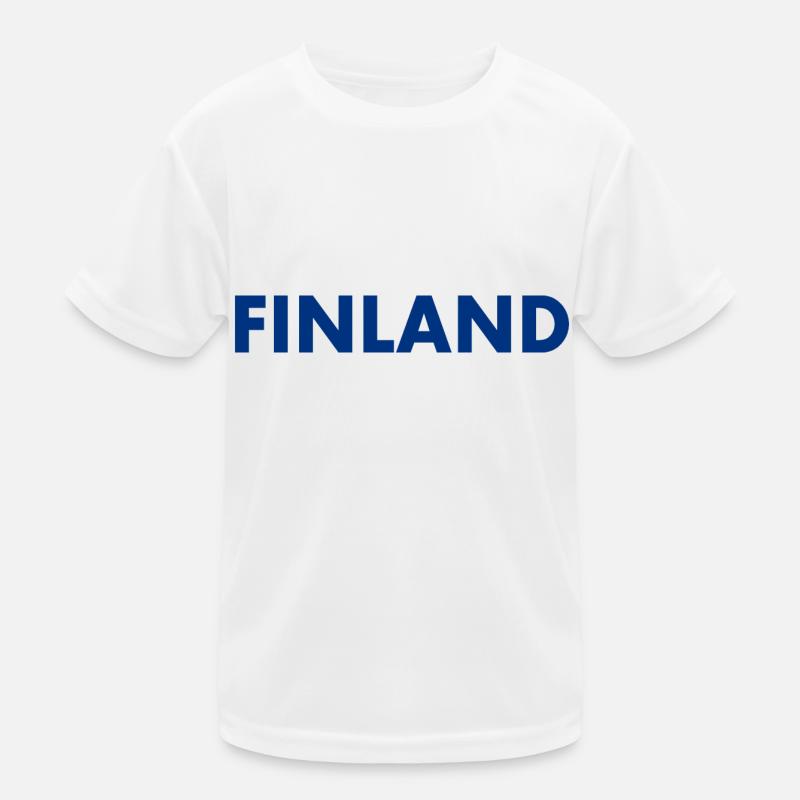 Finnland Kinder Funktions-T-Shirt
