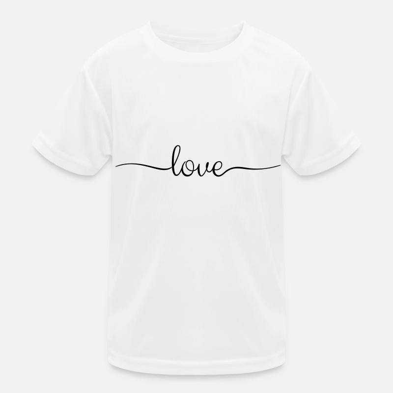 J’adore le lettrage typographique moderne T-shirt sport Enfant