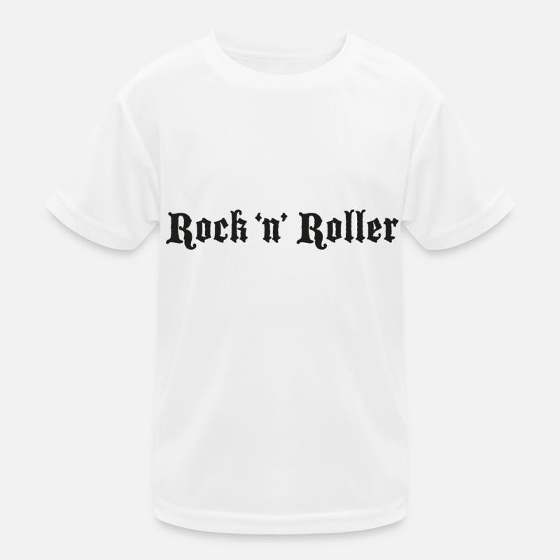 Logo Rock 'n' Roller Noir T-shirt sport Enfant