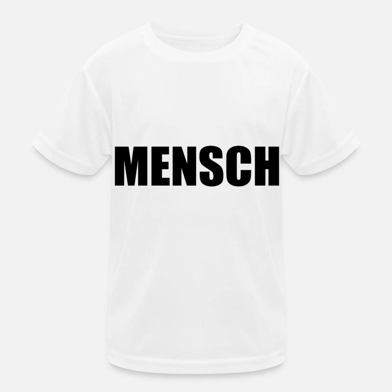 Mensch Kinder Funktions-T-Shirt