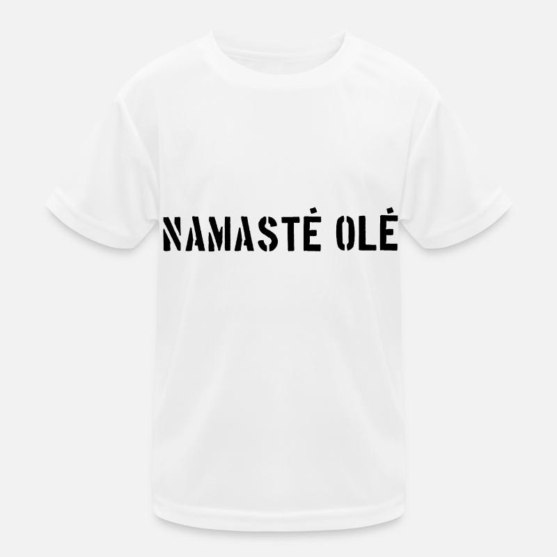 Yoga Stuff / Namaste Ole Logo Kinder Funktions-T-Shirt