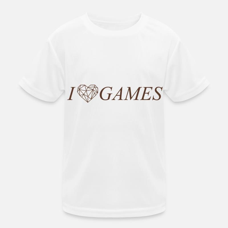 J’aime les jeux T-shirt sport Enfant