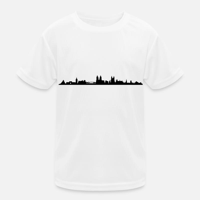 Skyline - Magdeburg Kinder Funktions-T-Shirt