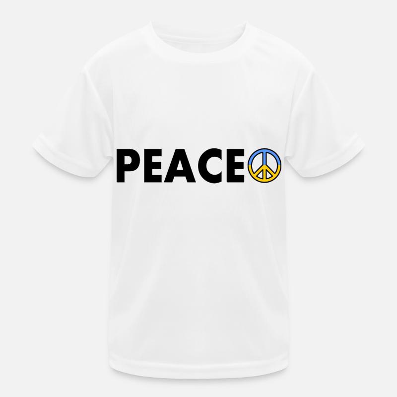 Peace Kinder Funktions-T-Shirt