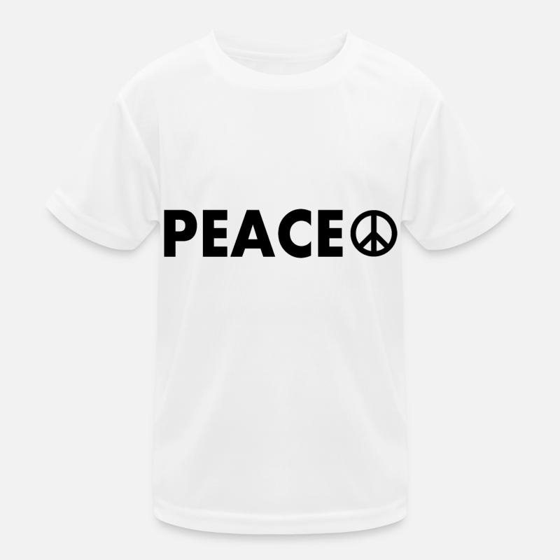 Peace Kinder Funktions-T-Shirt