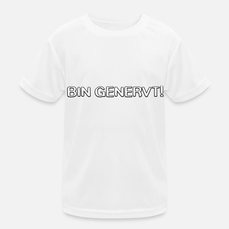 Genervt Kinder Funktions-T-Shirt