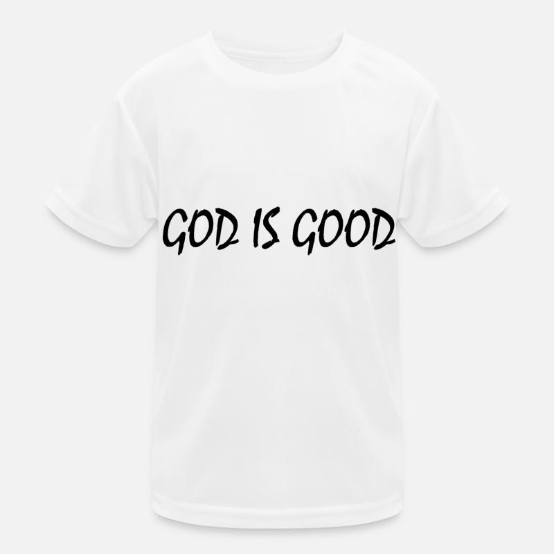 God is good T-shirt sport Enfant