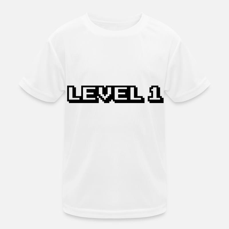 Level 1 Beginning Birth Birthday - Kids Functional T-Shirt - white