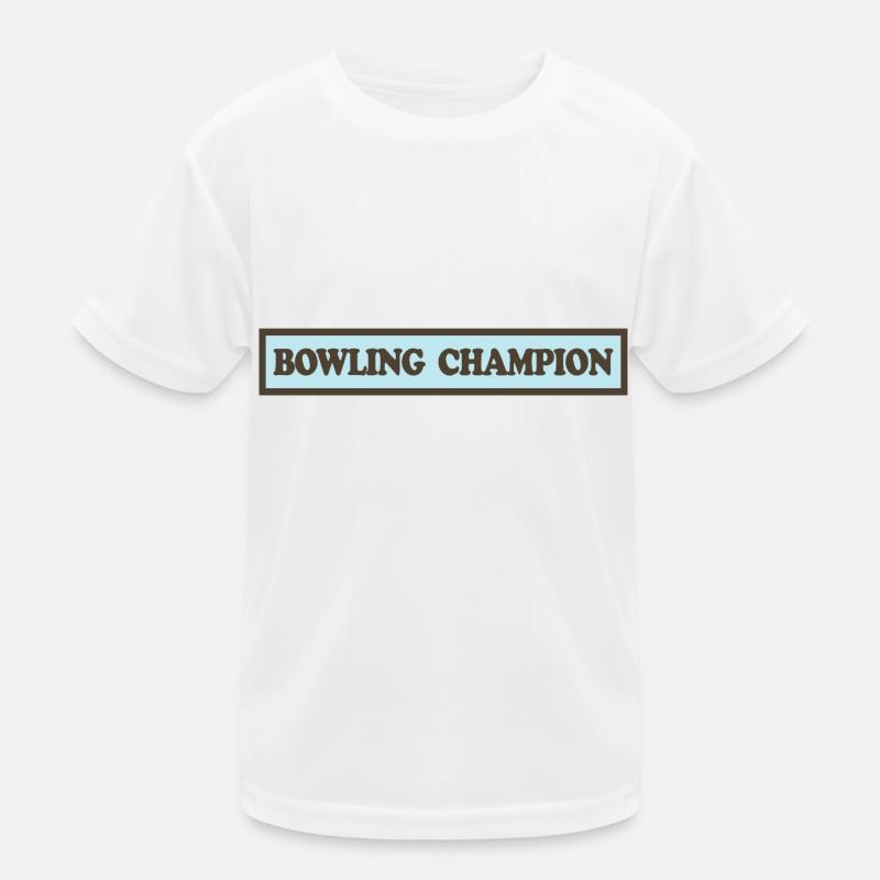 Bowling Kinder Funktions-T-Shirt