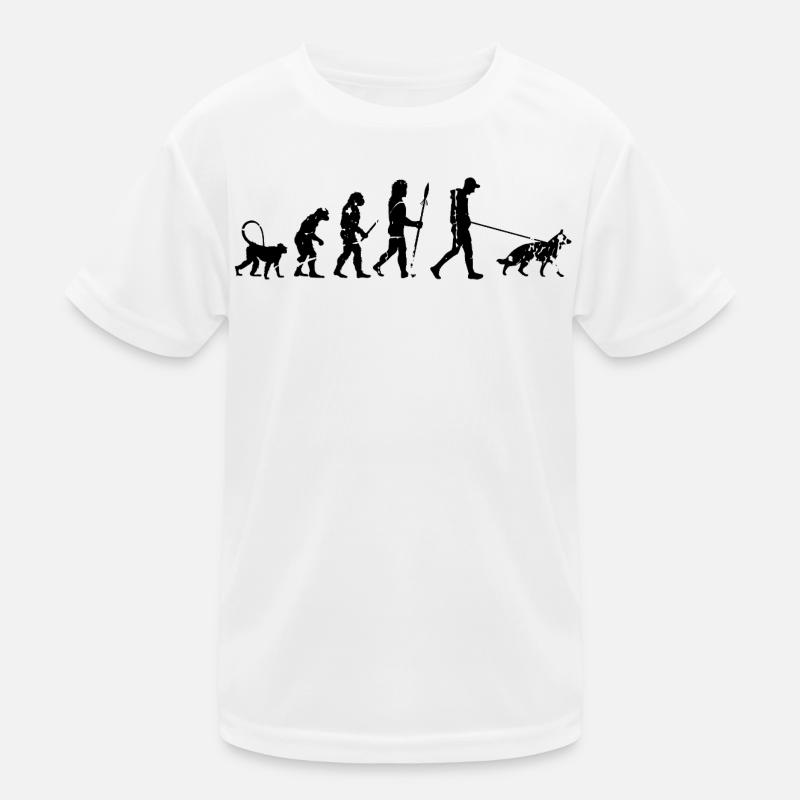 Deutscher Schäferhund Evolution Kinder Funktions-T-Shirt