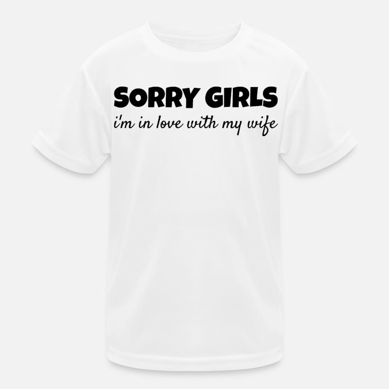 Vergeben Ehemann Stolz Liebesbeweis Romantisch Kinder Funktions-T-Shirt