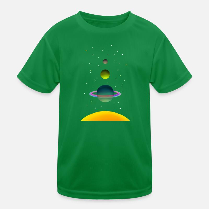 Planets Aligned Kids Functional T-Shirt