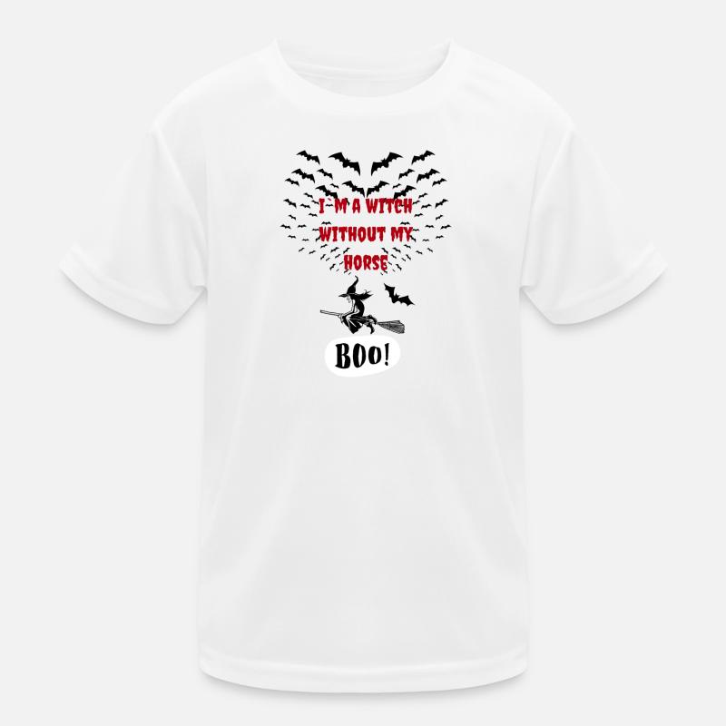 Sorcière sans cheval Boo T-shirt sport Enfant