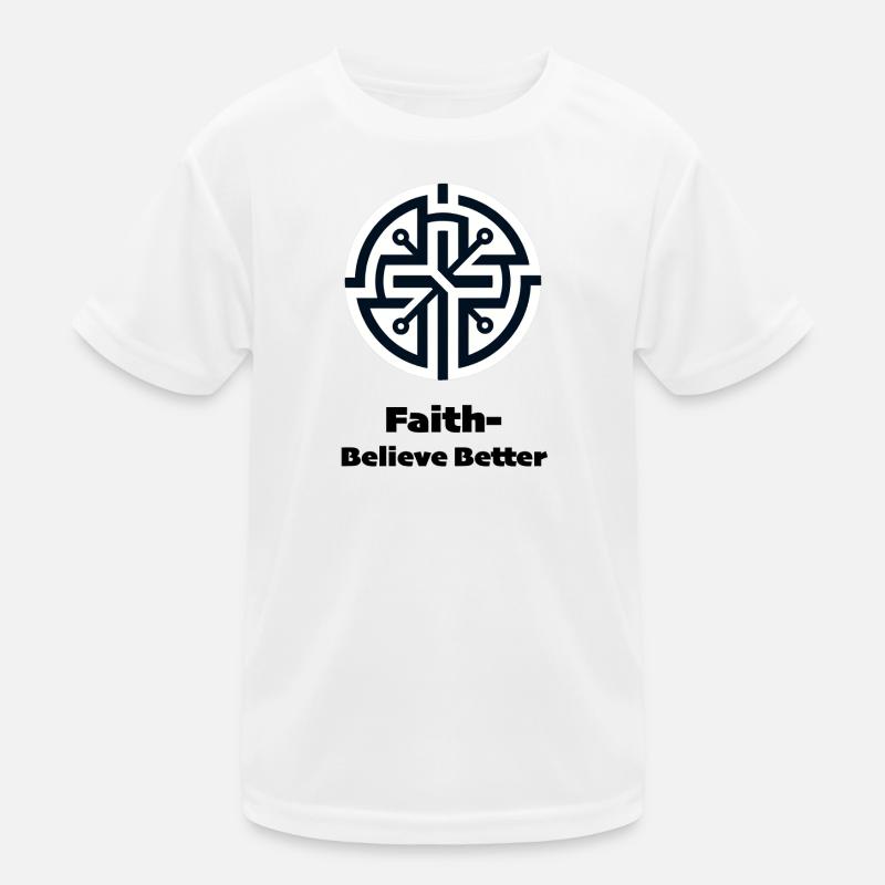 Circuit de Mandala en géométrie circulaire T-shirt sport Enfant