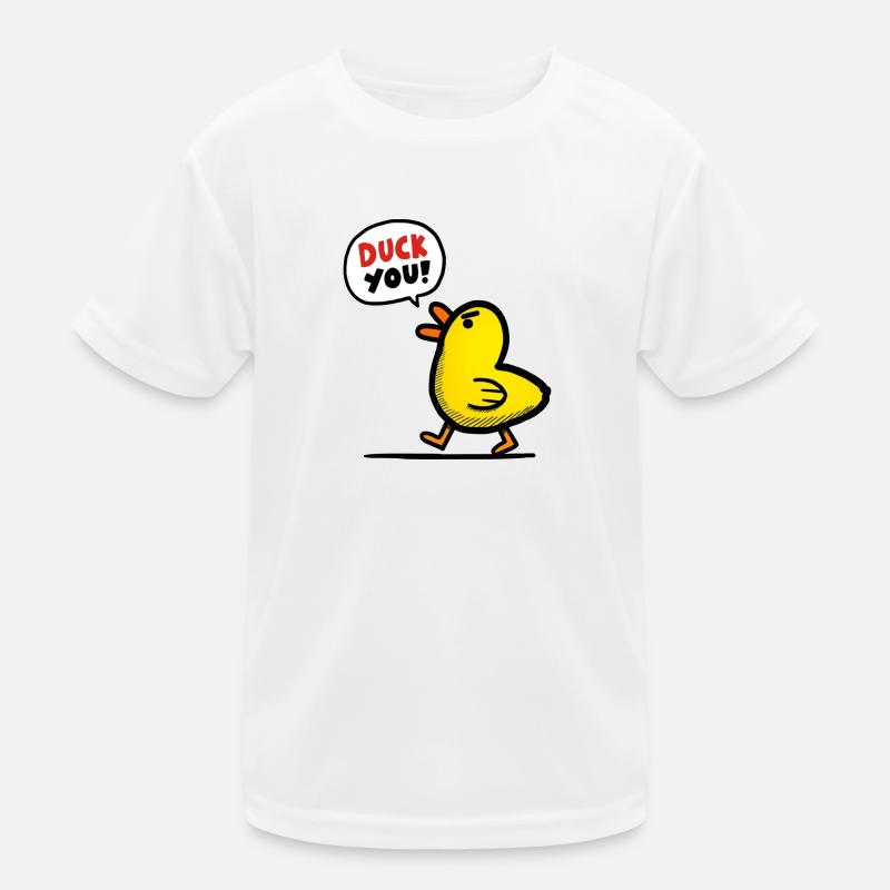 Duck dich Kinder Funktions-T-Shirt