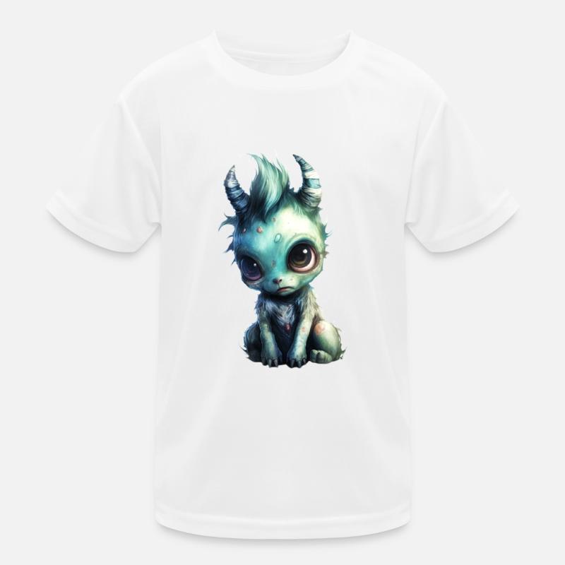 Zombie Einhorn Kinder Funktions-T-Shirt