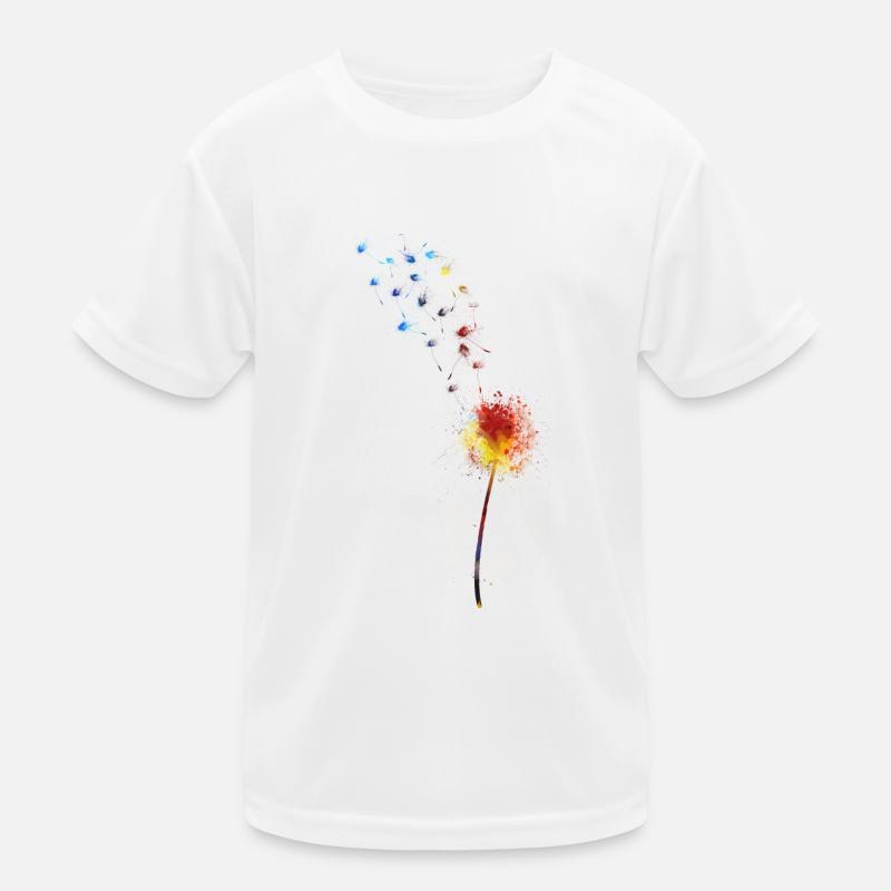 Löwenzahn - Kinder Funktions-T-Shirt - Weiß