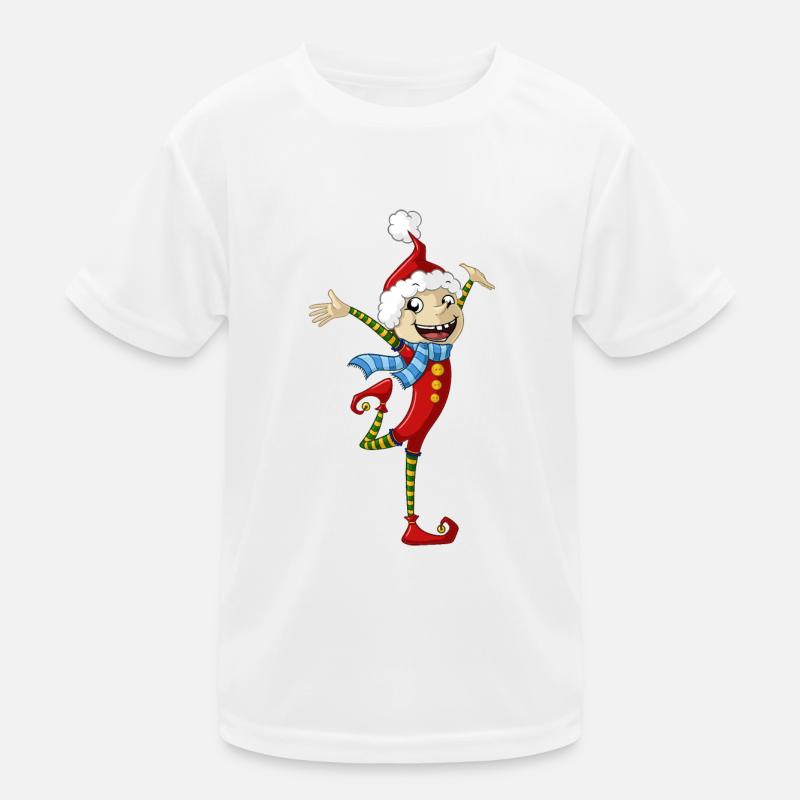 Joyeux elfe de Noël T-shirt sport Enfant