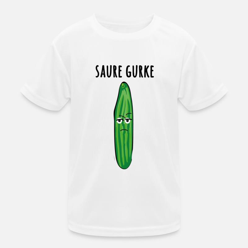 Saure Gurke, Gurken, Comic Kinder Funktions-T-Shirt