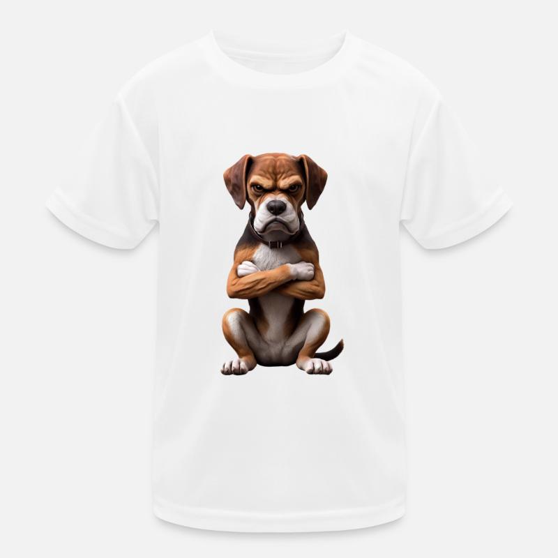 Chien grim 4 T-shirt sport Enfant