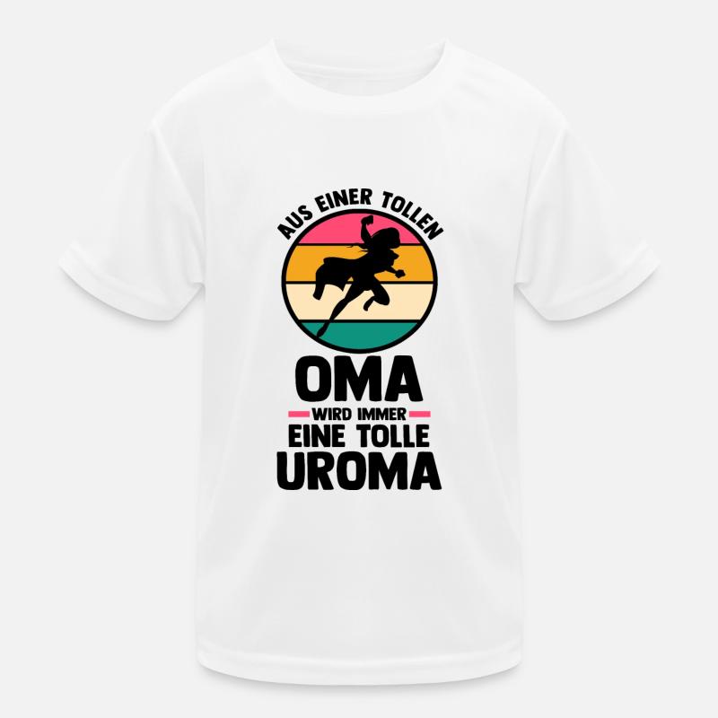 Mutter Mama Großmutter Oma Kinder Funktions-T-Shirt