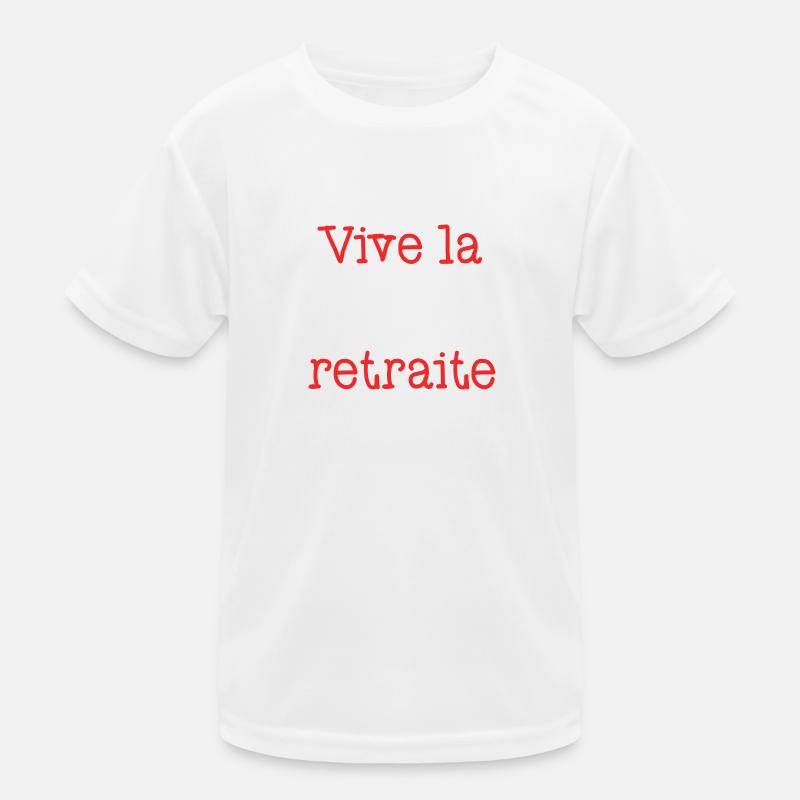 RETRAITE. RETRAITE. RETRAITEE. SENIOR. MAMIE. PAPY T-shirt sport Enfant