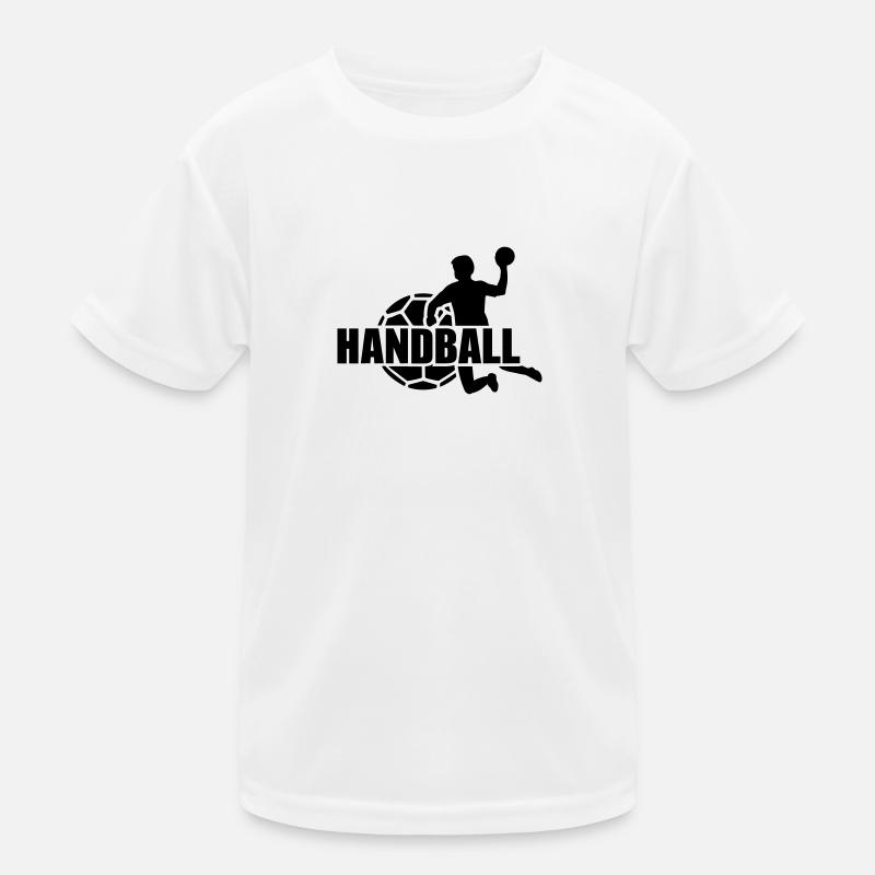 Handball - Kinder Funktions-T-Shirt - Weiß