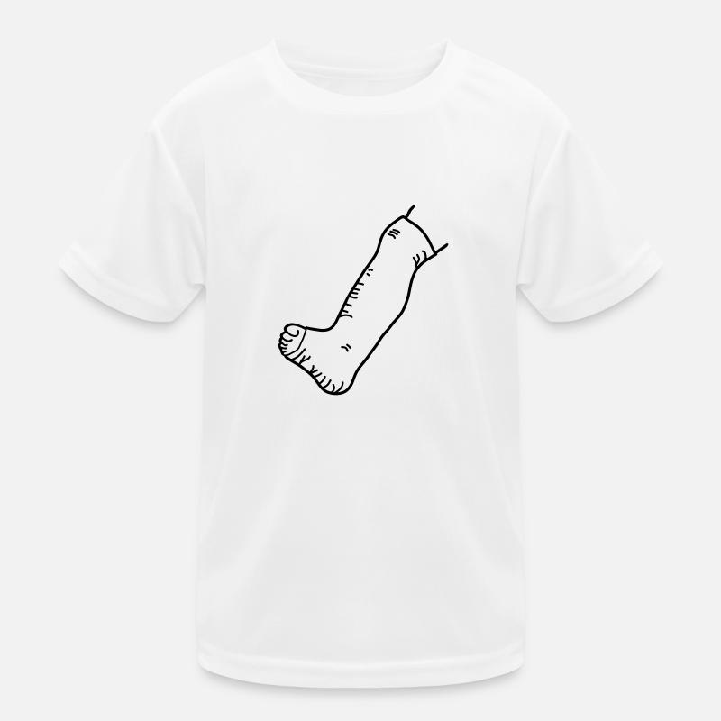 Bein in Gips _1_g1s Kinder Funktions-T-Shirt