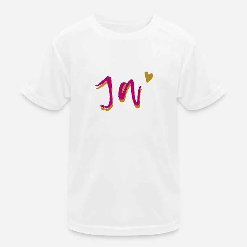 Design "Ja oder Nein" Kinder Funktions-T-Shirt