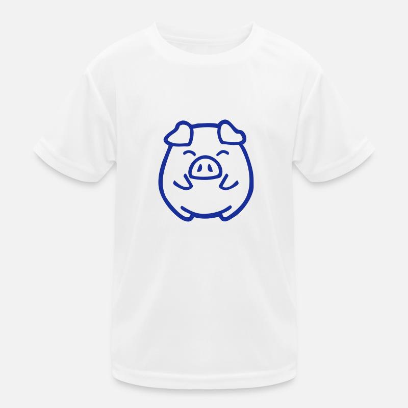 cute pig Kinder Funktions-T-Shirt