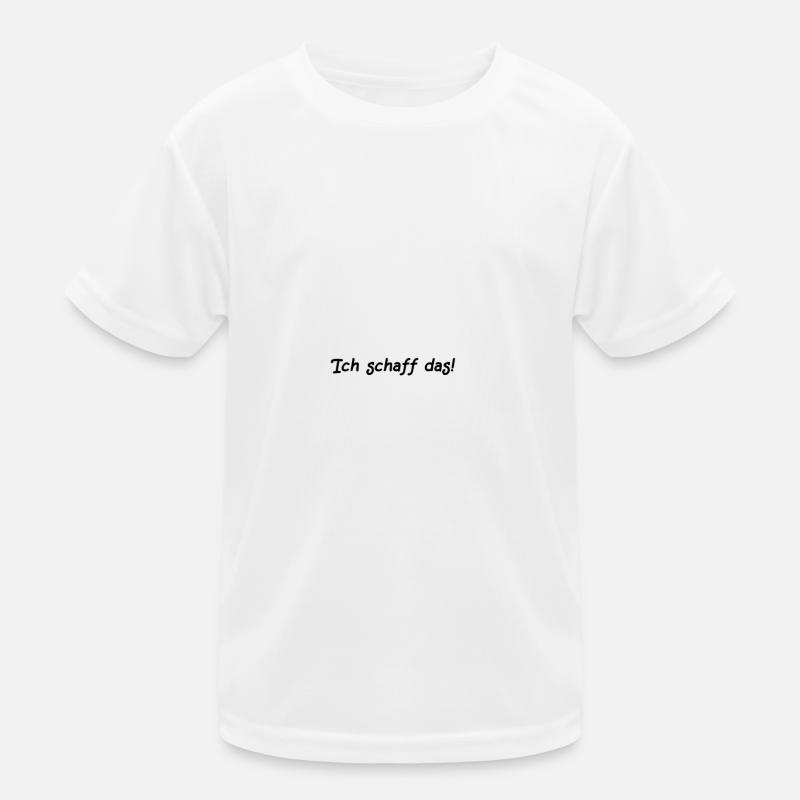Ich schaff das! Kinder Funktions-T-Shirt