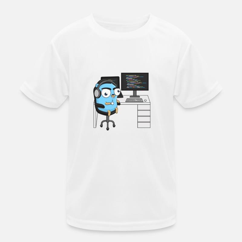 Gopher Coding Kids Functional T-Shirt